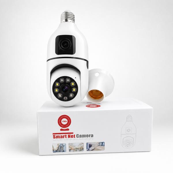 V380 Pro Dual Lens Nanny Bulb Camera